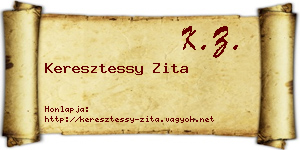 Keresztessy Zita névjegykártya